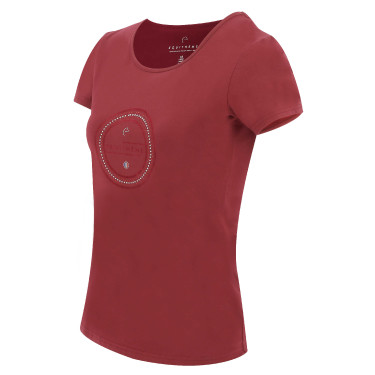 T-Shirt Equithème Anna Kirsche Rot