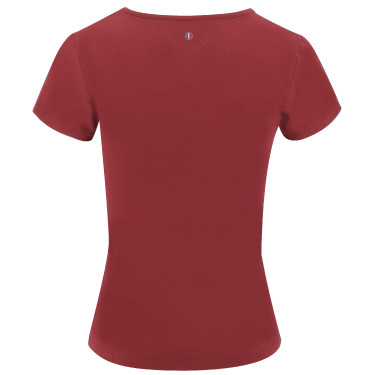 T-Shirt Equithème Anna Kirsche Rot