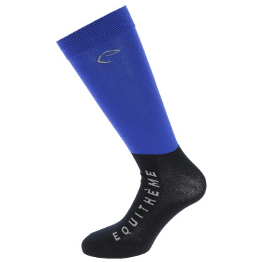 Reitsocken Equithème Compet 2 Paar Königsblau / Marineblau