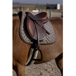 Satteldecke Equithème Tweedytan Beige