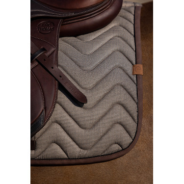 Satteldecke Equithème Tweedytan Beige