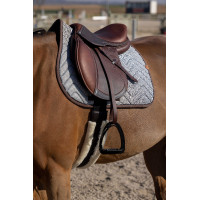 Satteldecke Equithème Tweedytan Weiß Wei&szlig;