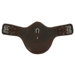 Kurze Bauchlatz-Gurt Eric Thomas Fitter Havanna Braun