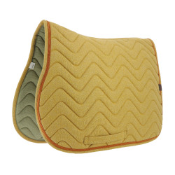 Satteldecke Equithème Chevron Senf Gelb
