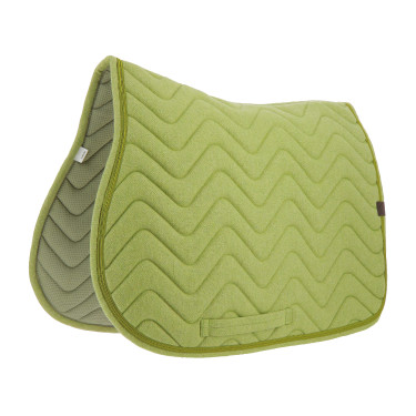 Satteldecke Equithème Chevron Dunkelgrün Gr&uuml;n