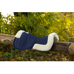 Equithème Teddy Sattelkissen Marine / Ecru Blau