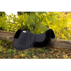 Equithème Teddy Sattelkissen Schwarz / schwarz