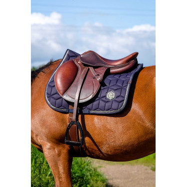 Satteldecke Equithème Softhex Marine Marineblau
