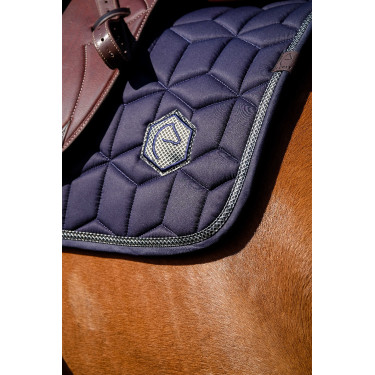 Satteldecke Equithème Softhex Marine Marineblau