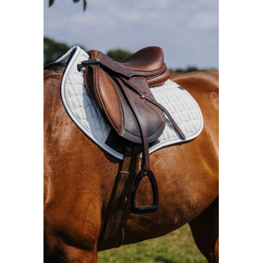 Satteldecke Equithème Eclat Weiß Weiß Satteldecke Equithème Eclat Weiß Weiß