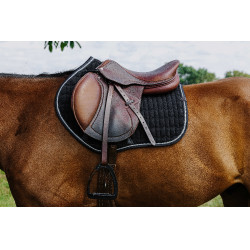 Satteldecke Equithème Eclat Schwarz