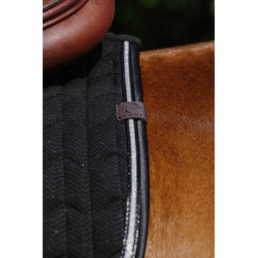 Satteldecke Equithème Eclat Schwarz