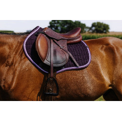 Satteldecke Equithème Eclat Violett Lila