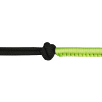 ETHOLOGISCHES HALFTER + FARBIGE STRICKLEINE Neongrün Gr&uuml;n