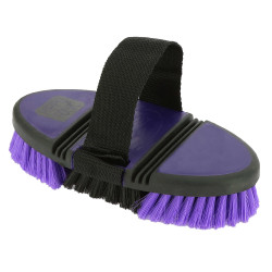 Nylonbürste Hippotonic Softgrip flexibel Violett / Schwarz Lila
