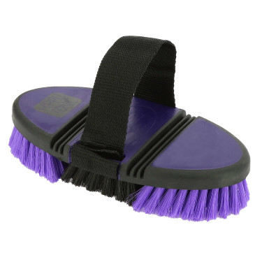 Nylonbürste Hippotonic Softgrip flexibel Violett / Schwarz Lila