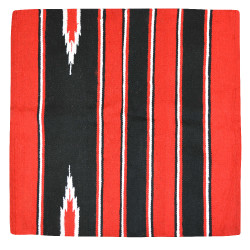 Westride Navajo Teppich Baumwolle/Acryl Rot / Schwarz / Weiß