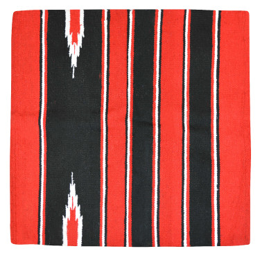 Westride Navajo Teppich Baumwolle/Acryl Rot / Schwarz / Weiß