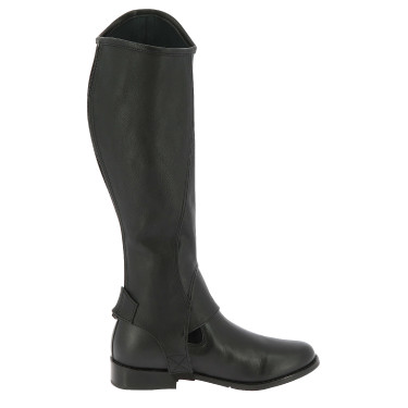 Mini-Chaps Norton Stretch genarbt Schwarz