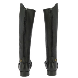 Mini-Chaps Norton Stretch genarbt Schwarz