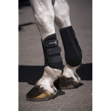 Norton Elastische Gamaschen Schwarz