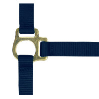 Nylon-Fohlenhalfter Marineblau