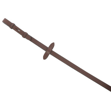 Glattes Lederzügel Eric Thomas Pro Havanna Braun