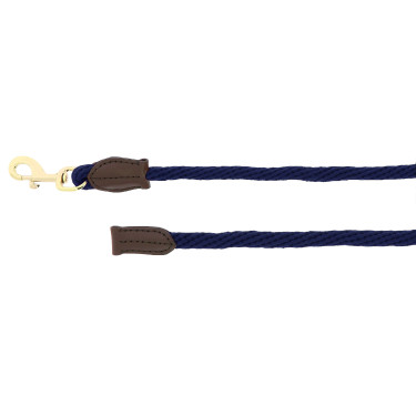 Anbindestrick Norton Leder Marineblau