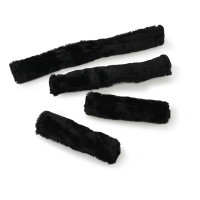 Set aus synthetischem Halfterüberzug Schwarz Set aus synthetischem Halfterüberzug Schwarz