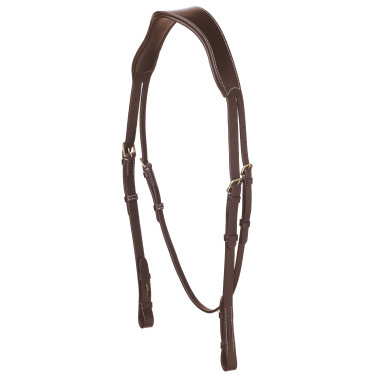 Anatomisches breites Kopfstück Eric Thomas Pro Havanna Braun