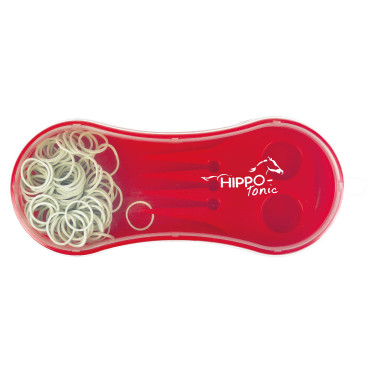 Zopfburste Hippo-Tonic Rot