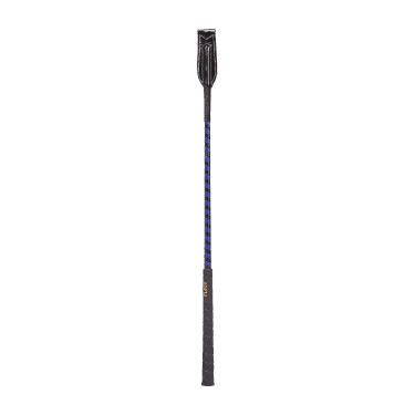 Reitgerte Fleck Lackklatsche 55 cm Rot / Weiß / Blau