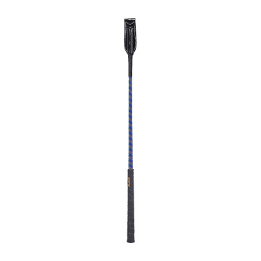 Reitgerte Fleck Lackklatsche 55 cm Rot / Weiß / Blau