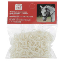 Mähnengummis Weiß Wei&szlig;