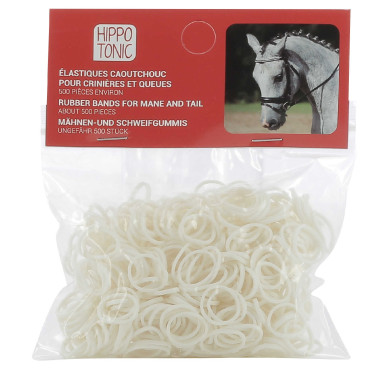 Mähnengummis Weiß Wei&szlig;