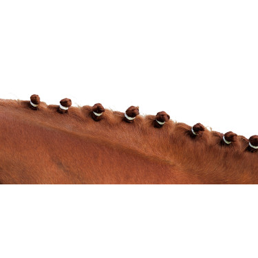 Mähnengummis Weiß Wei&szlig;