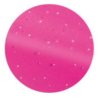 Runde metallene Kardätsche fluo glitzernd Grün Gr&uuml;n