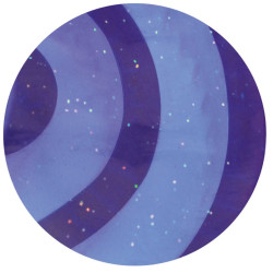 Glitzernde ovale Gummikardätsche für Kinder Violett Lila Glitzernde ovale Gummikardätsche für Kinder Violett Lila