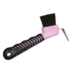 Hufkratzer Soft Hand Rosa / Schwarz