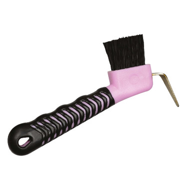 Hufkratzer Soft Hand Rosa / Schwarz