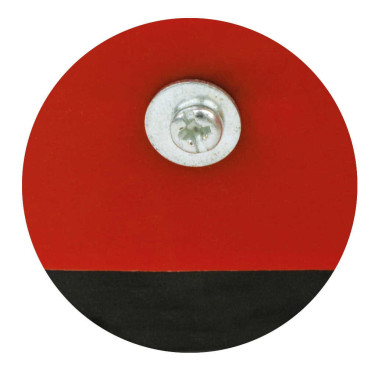 Gebogenes Wärmemesser P.V.C. Rot