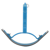 Gebogenes Wärmemesser P.V.C. Blau