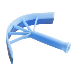 Weiches Schweißmesser Königsblau / Himmelblau