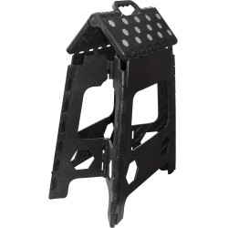 Klappbarer Tritthocker Hippo-Tonic Schwarz / Grau