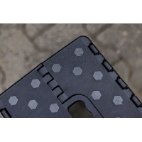 Klappbarer Tritthocker Hippo-Tonic Schwarz / Grau