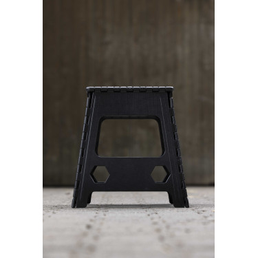 Klappbarer Tritthocker Hippo-Tonic Schwarz / Grau