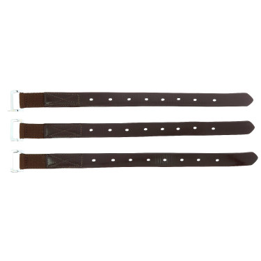 Gurtstrippen für Sattel Eric Thomas Advance Havanna Braun