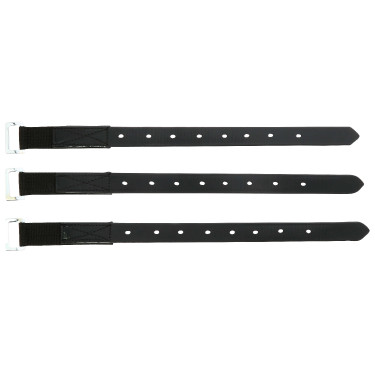 Gurtstrippen für Sattel Eric Thomas Advance Schwarz