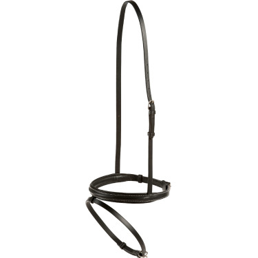 Kombinierter englisch kombinierter Nasenriemen Eric Thomas Pro Schwarz