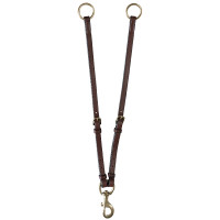 Martingal-Gabel mit Karabinerhaken Eric Thomas Pro Havanna Braun